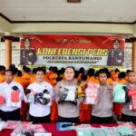 Polresta Banyuwangi Amankan 43 Tersangka Dan 1,59 Kg Narkoba Dalam