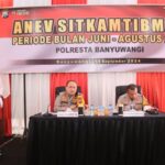 Polresta Banyuwangi Evaluasi Sitkamtibmas Juni Agustus 2024, Apa Hasilnya?