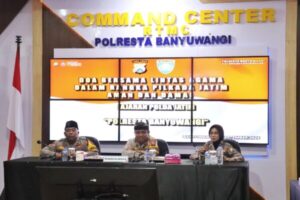 Polresta Banyuwangi Laksanakan Doa Bersama Virtual untuk Pilkada Jatim 2024 yang Aman