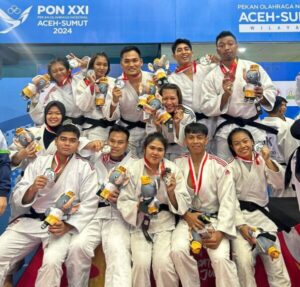 Tiga Atlet Judo Polri Persembahkan Medali Emas dan Perak di PON XXI