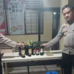 Polsek Ajibarang Banyumas Gelar Operasi Cipta Kondisi, Banyak Minuman Keras