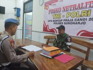 Posko Netralitas TNI-Polri Dibangun Polres dan Kodim Sukoharjo untuk Jaga Independensi