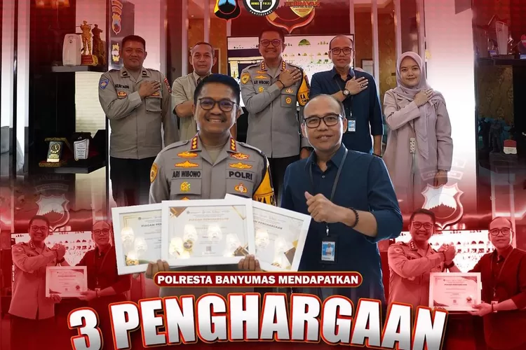 Prestasi Cemerlang: Polresta Banyumas Terima 3 Penghargaan Dari Kppn Purwokerto