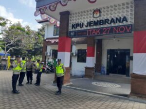 Keamanan Terjaga Proses Penetapan dan Pengundian Nomor Urut Calon Bupati Jembrana 2024 Berjalan Lancar