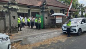 Satgas Preventif Pengamanan Tahap Penelitian Persyaratan dan Pengundian Nomor Urut Calon Bupati dan Wakil Bupati Jembrana 2024