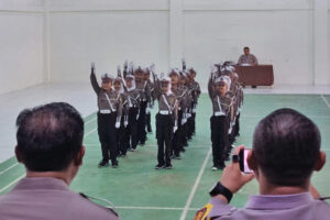 Polres Lamandau Rayakan Hari Lalu Lintas Bhayangkara ke-69 dengan Lomba Pocil