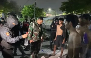 Patroli Gabungan Anti Gengster di Semarang, 8 Remaja Dibekuk