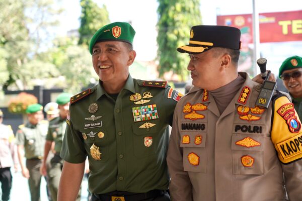 Sinergitas Tni Polri Makin Kuat, Pangdam V Brawijaya Sambangi Polresta Banyuwangi