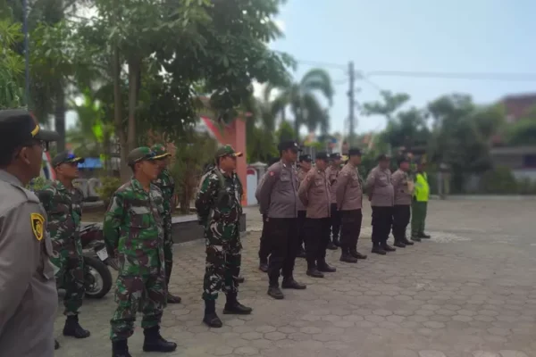 Apel Pengamanan Karnaval Desa Purwoagung, Petugas Gabungan Siapkan Skema Ketat