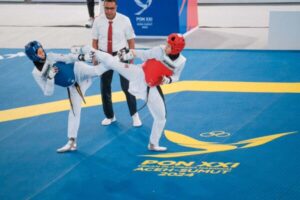 PON XXI Bersinar dengan Prestasi Atlet Taekwondo Polri: Tiga Medali