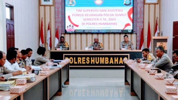 Tim Supervisi Polda Sumut Kunjungi Polres Humbahas