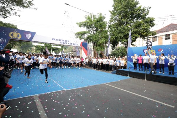 Zebra run 2024, polantas jateng bangun hubungan harmonis dengan warga