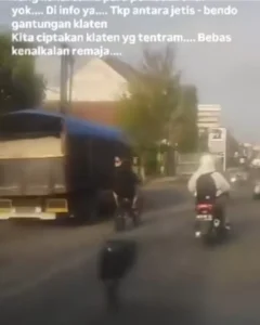 Polres Klaten Telusuri Gerombolan Pemotor Bawa Sajam yang Viral di Video