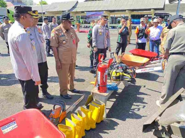 Forkopimcam Dampit Gelar Apel Siaga untuk Antisipasi Bencana