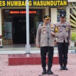 Apel Kesiapan Pengamanan Vvip Presiden Dipimpin Oleh Kapolres Humbahas