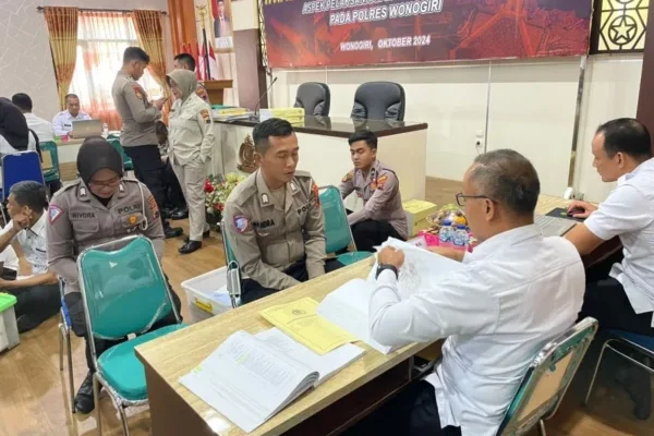 Audit Kinerja Polres Wonogiri, Tim Irwasda Polda Jateng Fokus pada Evaluasi