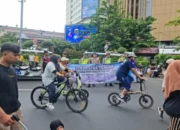 Edukasi Humanis! Polda Jateng Sosialisasi Keselamatan Lalu Lintas di CFD Semarang