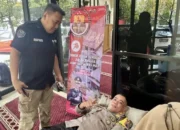 Donor Darah Semarakkan Hut Humas Polri Ke 73