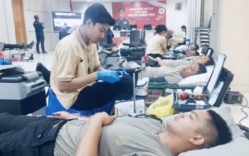 Donor Darah Serentak, Polda Jateng Gelar Bakti Sosial Di Berbagai