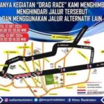 Drag Race Jalan Pemuda Klaten: Polisi Terapkan Rekayasa Lalu Lintas