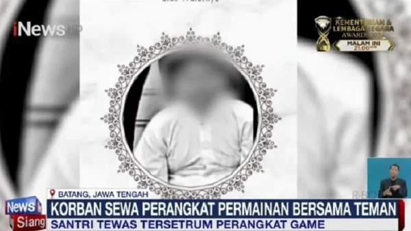 Duka Mendalam, Santri Di Batang Tewas Karena Tersetrum Listrik Saat