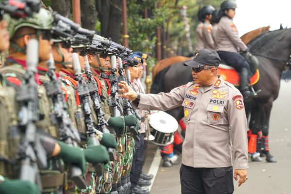 Gladi Bersih Polri Siap Jaga Keamanan Pengambilan Sumpah Presiden