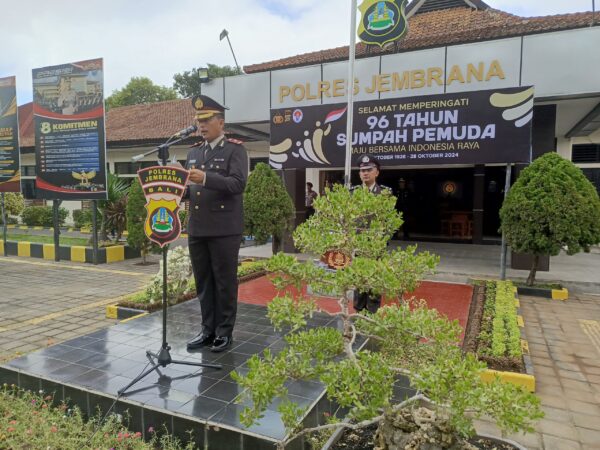 Hari Sumpah Pemuda Ke 96: Polres Jembrana Tegaskan Komitmen Terhadap Pembangunan