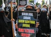 Dukungan untuk Palestina, Massa Aksi di Jalan Pahlawan Semarang