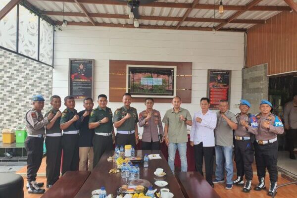 Jalin Kebersamaan, Propam Polda Kalteng dan Denpom TNI Adakan Coffee Morning