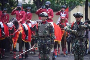 Apel Pasukan Polri untuk Pengamanan Pelantikan Presiden, Gladi Bersih Dilakukan