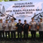 Kapolres Jembrana Hadiri Apel Siaga Pengawasan Pilkada Bali 2024