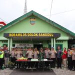 Kebersamaan Tni Polri Di Hut Ke 79 Tni, Kapolres Humbahas Hadir Di