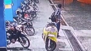 Kejadian Maling Motor di Terminal Buntalan Klaten: CCTV Jadi Bukti Kuat