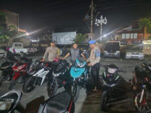 Kembali Bubarkan Balap Liar di Kartasura, Polsek Amankan 13 Sepeda Motor Berknalpot Brong