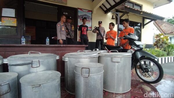 Hilir Mudik Angkut Dandang Curian, Maling di Magelang Ditangkap