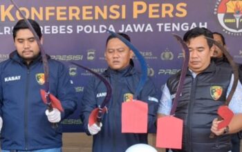 Kepolisian Brebes Beraksi: Pelaku Tawuran Bersenjata Celurit Ditangkap Setelah Viral