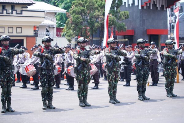 Kesiapan Pengamanan Pelantikan Presiden, Polri Gelar Gladi Bersih Apel Pasukan