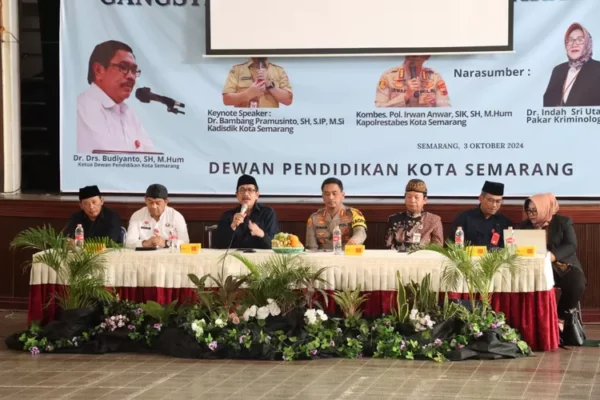 Kapolrestabes Semarang Gandeng Dewan Pendidikan, Perangi Kenakalan Remaja