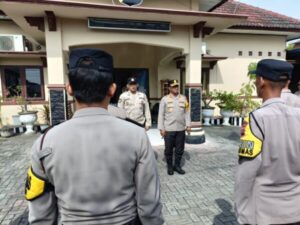 Kunjungan Kapolres Sukoharjo ke Polsek Nguter: Pesan Penting Soal Tanggung Jawab