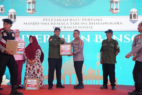 Masjid Baru Di Sma Kemala Taruna Bhayangkara, Kontribusi Polri Siapkan