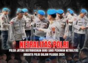 Komitmen Netralitas Polri Polda Jateng, Buku Saku Dibagikan ke Seluruh Jajaran