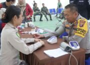 Meriahkan HUT Humas Polri Ke-73, Polres Lamandau Selenggarakan Donor Darah