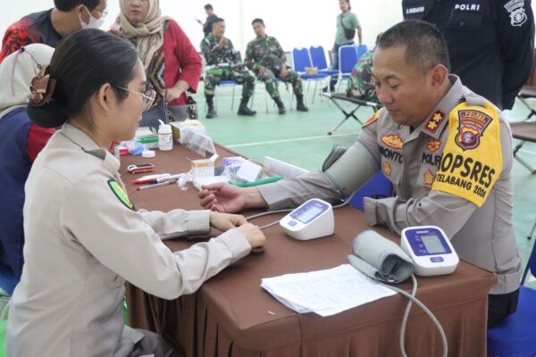 Meriahkan Hut Humas Polri Ke 73, Polres Lamandau Selenggarakan Donor Darah