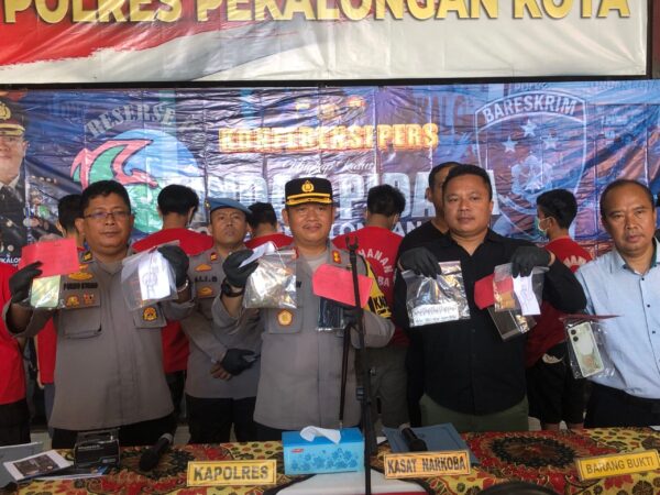 Narkoba Merajalela: Tujuh Pengedar Ditangkap di Pekalongan Kota