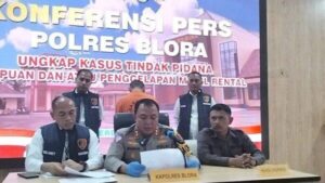 Polres Blora Amankan Oknum Mantri BRI yang Gelapkan Uang Nasabah untuk Judi