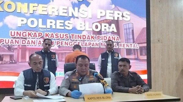 Polres Blora Amankan Oknum Mantri BRI yang Gelapkan Uang Nasabah untuk Judi