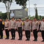 Pastikan Keamanan Vvip, Polres Humbahas Laksanakan Apel Kesiapan