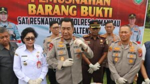 Polres Lamandau Sita 33,8 Kg Sabu dari Jalur Darat Pontianak, Kalbar