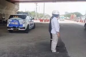 Pengerjaan Tol Semarang-Demak 1A: Pengalihan Arus Lalu Lintas dengan Contraflow