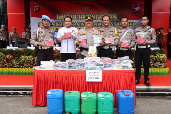 Pengungkapan Di Lamandau, Polda Kalteng Musnahkan 50,6 Kg Sabu